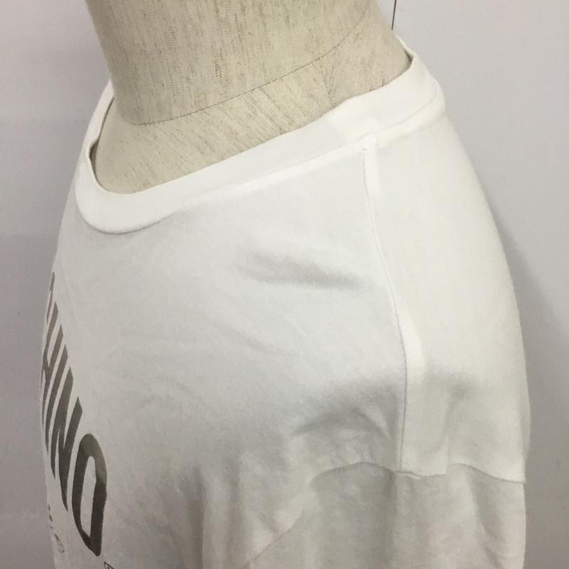モスキーノ MOSCHINO Tシャツ 半袖 M ロゴ、文字 白 / ホワイト /  メンズ USED 古着 中古 10087512