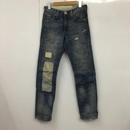 リーバイス Levi's パンツ デニム、ジーンズ LH505-0019 パッチワーク W28 L32 28インチ ダメージ加工 青 / ブルー /  メンズ USED 古着 中古 10087522