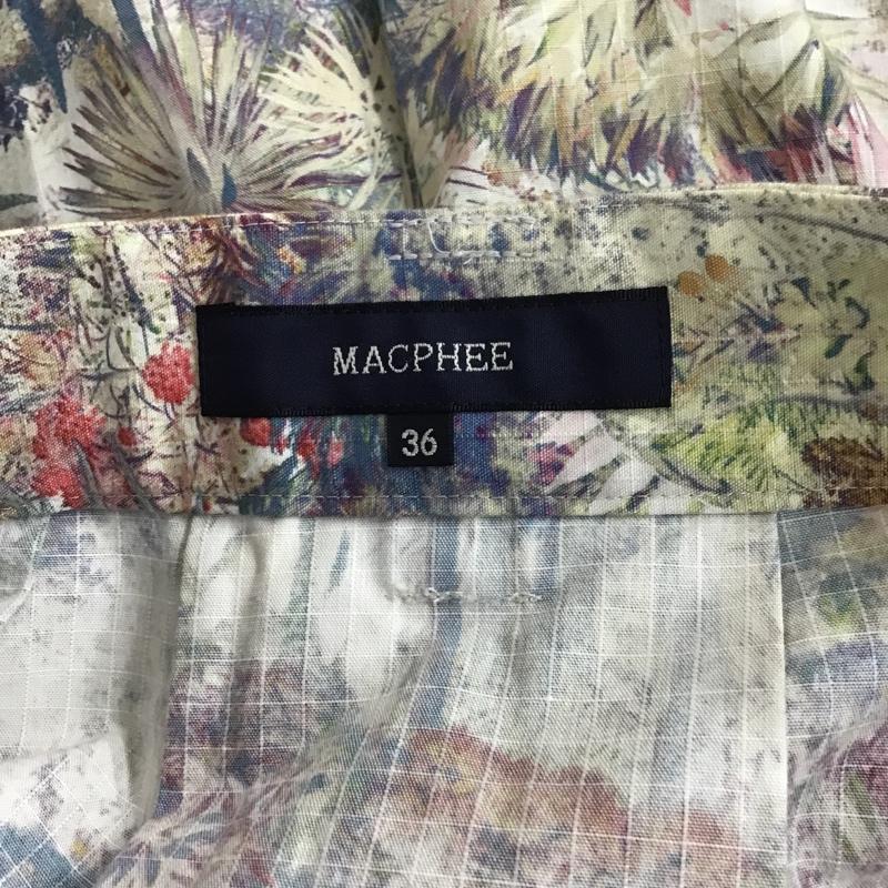 マカフィー MACPHEE スカート ミニスカート 36 総柄 マルチカラー / マルチカラー /  レディース USED 古着 中古 10087541