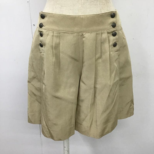 トゥモローランド TOMORROWLAND パンツ ショートパンツ 38 無地 ベージュ / ベージュ /  レディース USED 古着 中古 10087578