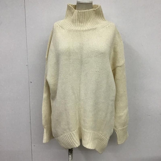 レプシィム LEPSIM ニット、セーター 長袖 FREE 無地 オフホワイト / オフホワイト /  レディース USED 古着 中古 10087606