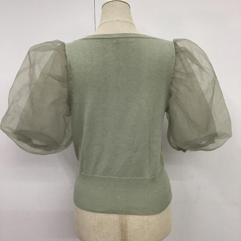 アプレジュール apres jour カットソー 半袖 FREE 無地 カーキ / カーキ /  レディース USED 古着 中古 10087610