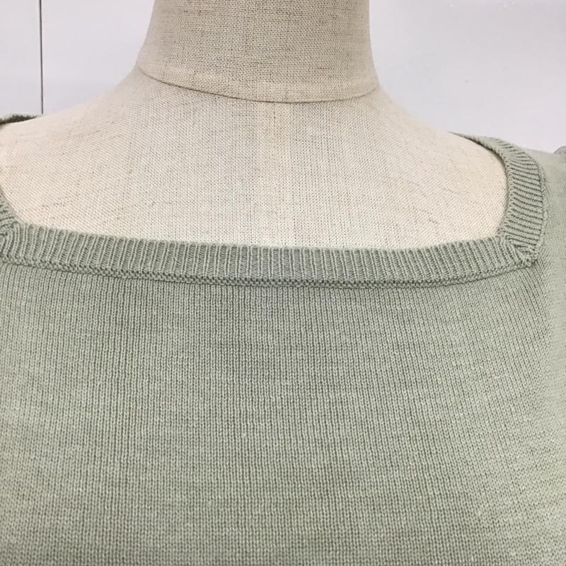 アプレジュール apres jour カットソー 半袖 FREE 無地 カーキ / カーキ /  レディース USED 古着 中古 10087610