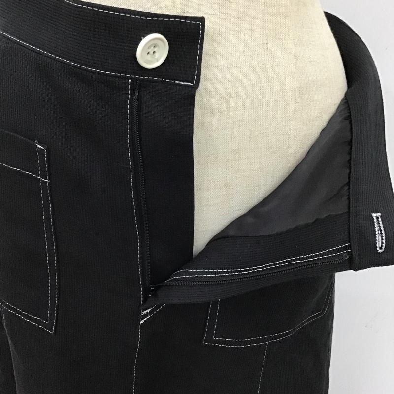 ノーリーズ NOLLEY'S スカート ロングスカート マーメイドスカート 36 無地 黒 / ブラック /  レディース USED 古着 中古 10087615