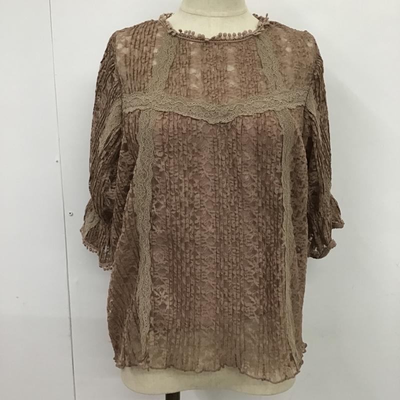 ナイスクラップ NICE CLAUP カットソー 半袖 FREE 無地 桃 / ピンク /  レディース USED 古着 中古 10087622