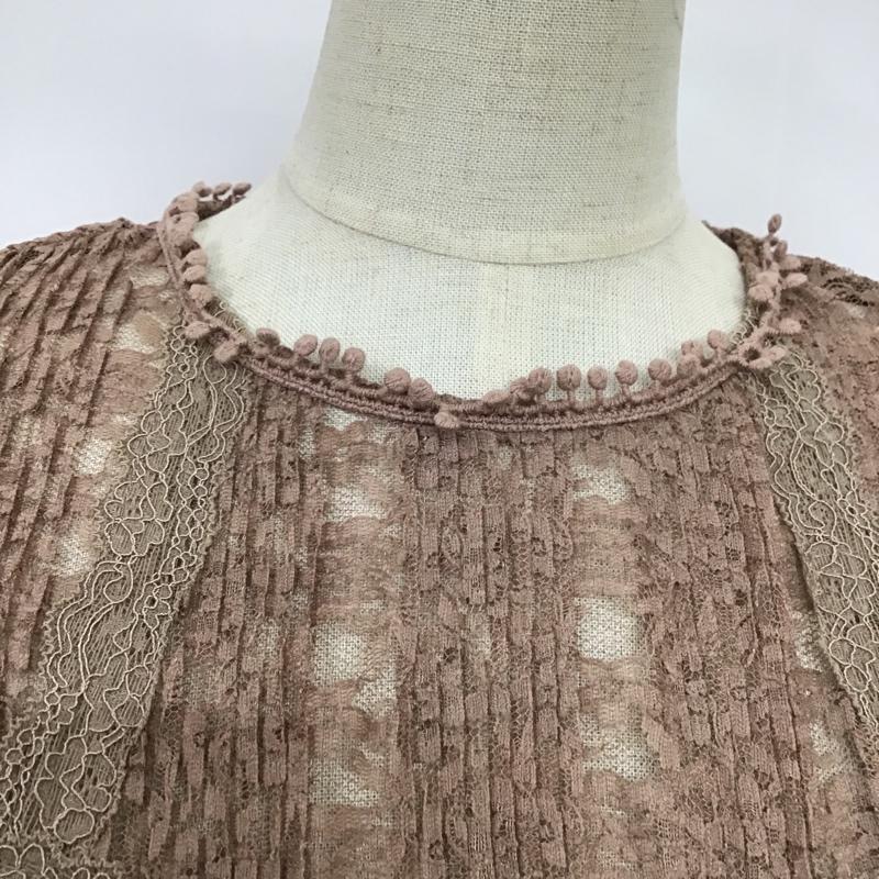 ナイスクラップ NICE CLAUP カットソー 半袖 FREE 無地 桃 / ピンク /  レディース USED 古着 中古 10087622