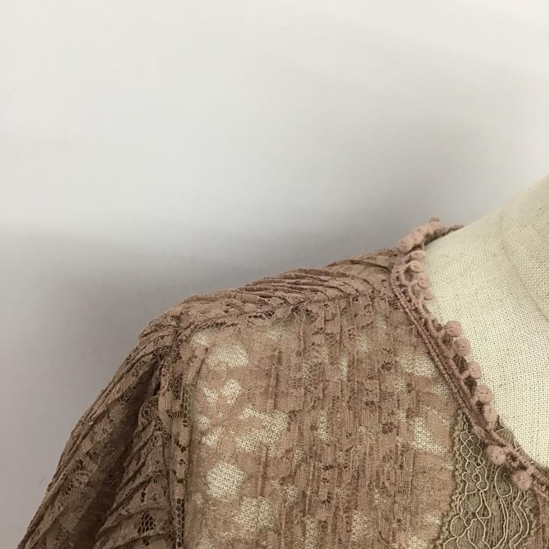 ナイスクラップ NICE CLAUP カットソー 半袖 FREE 無地 桃 / ピンク /  レディース USED 古着 中古 10087622