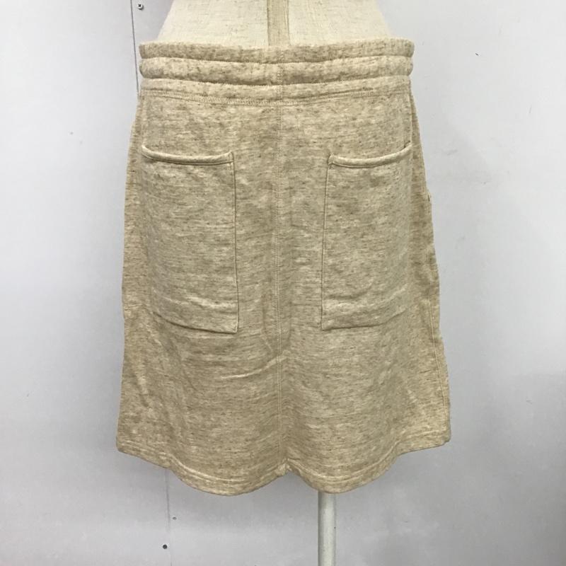 ビームスボーイ BEAMS BOY スカート ミニスカート 無地 ベージュ / ベージュ /  レディース USED 古着 中古 10087637