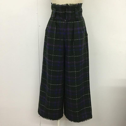 アーバンリサーチ URBAN RESEARCH パンツ スラックス ワイドパンツ FREE チェック マルチカラー / マルチカラー /  レディース USED 古着 中古 10087645