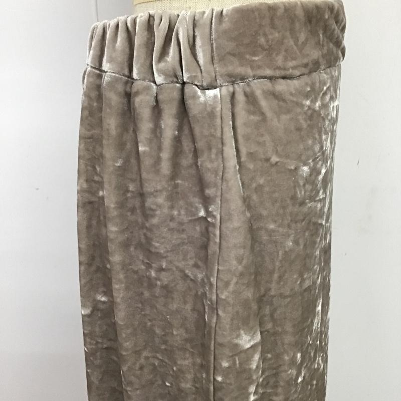ジーナシス JEANASIS スカート ロングスカート FREE 無地 マルチカラー / マルチカラー /  レディース USED 古着 中古 10087649