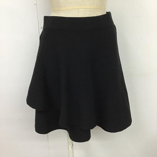 ザラベーシック ZARA BASIC スカート ミニスカート M 無地 黒 / ブラック /  レディース USED 古着 中古 10087650