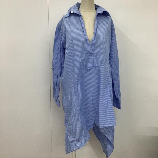 ザラウーマン ZARA WOMAN チュニック 長袖 M ストライプ マルチカラー / マルチカラー /  レディース USED 古着 中古 10087654