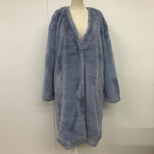グローバルワーク GLOBAL WORK コート コート一般 L 無地 水色 / ライトブルー /  レディース USED 古着 中古 10087666