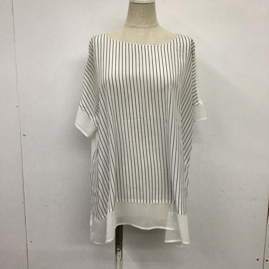 インディヴィ INDIVI カットソー 半袖 38 ストライプ マルチカラー / マルチカラー /  レディース USED 古着 中古 10087670