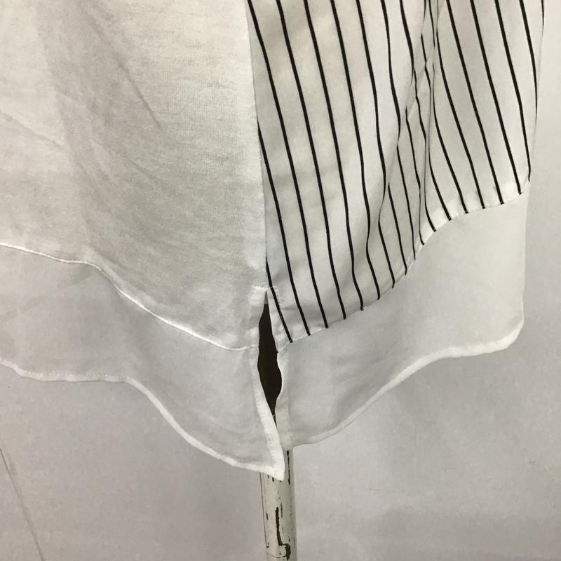 インディヴィ INDIVI カットソー 半袖 38 ストライプ マルチカラー / マルチカラー /  レディース USED 古着 中古 10087670