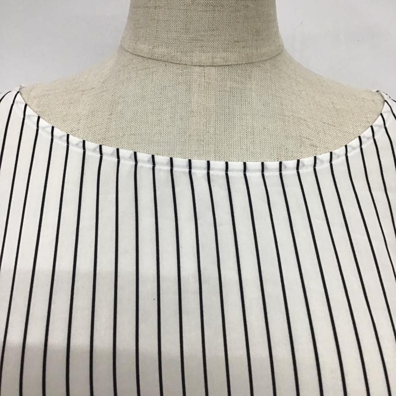 インディヴィ INDIVI カットソー 半袖 38 ストライプ マルチカラー / マルチカラー /  レディース USED 古着 中古 10087670