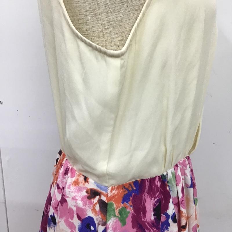 イング INGNI ワンピース ミニスカート M 無地 X 花柄 マルチカラー / マルチカラー /  レディース USED 古着 中古 10087674