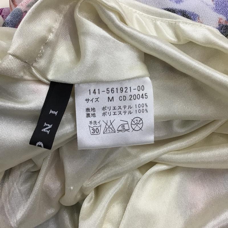 イング INGNI ワンピース ミニスカート M 無地 X 花柄 マルチカラー / マルチカラー /  レディース USED 古着 中古 10087674