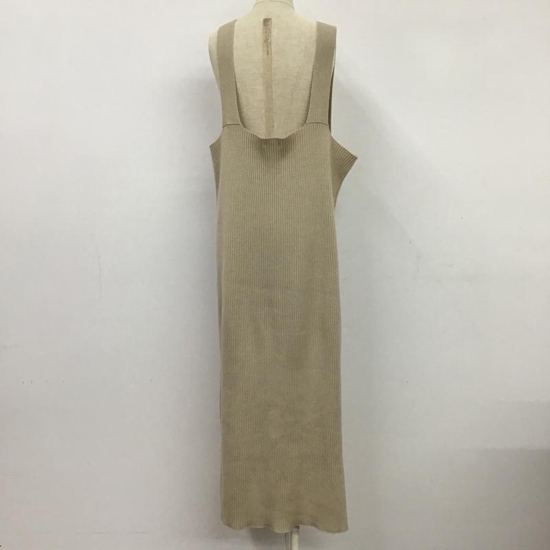 ローリーズファーム LOWRYS FARM ワンピース ロングスカート FREE 無地 ベージュ / ベージュ /  レディース USED 古着 中古 10087686