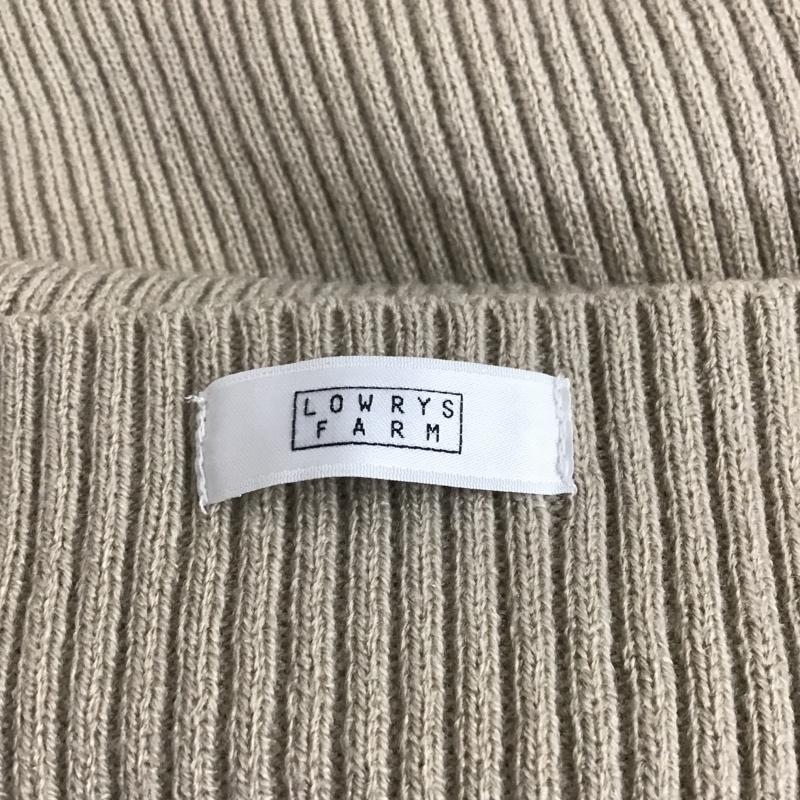ローリーズファーム LOWRYS FARM ワンピース ロングスカート FREE 無地 ベージュ / ベージュ /  レディース USED 古着 中古 10087686
