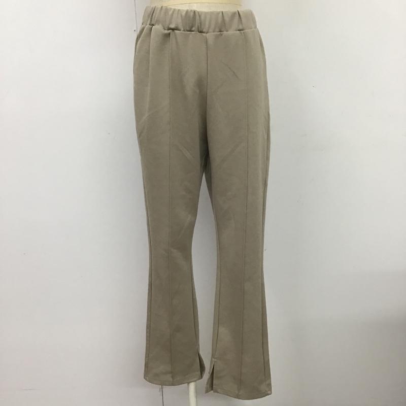 レプシィム LEPSIM ボトムス ボトムス M 無地 ベージュ / ベージュ /  レディース USED 古着 中古 10087695