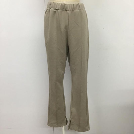 レプシィム LEPSIM ボトムス ボトムス M 無地 ベージュ / ベージュ /  レディース USED 古着 中古 10087695