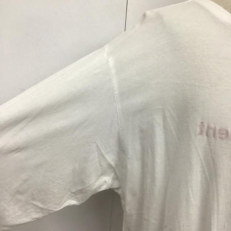 ユニフォームエクスペリメント uniform experiment Tシャツ 長袖 UE-189078 4 ロゴ、文字 白 / ホワイト /  メンズ USED 古着 中古 10087782