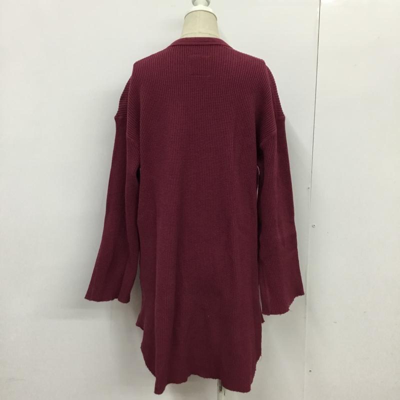 ジェーンスミスジョンスミス JANE SMITH / JOHN SMITH ワンピース ミニスカート ロンハーマン ワッフル 無地 えんじ / ワインレッド /  レディース USED 古着 中古 10087866