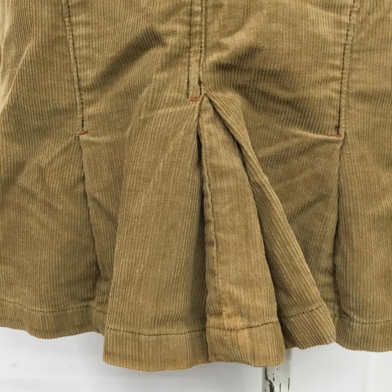 ポロ ジーンズ Polo Jeans Co. スカート ひざ丈スカート 0 無地 茶 / ブラウン /  レディース USED 古着 中古 10087876
