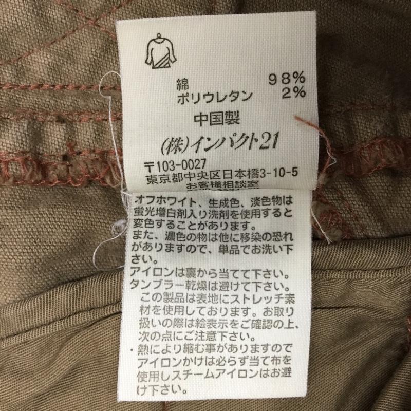 ポロ ジーンズ Polo Jeans Co. スカート ひざ丈スカート 0 無地 茶 / ブラウン /  レディース USED 古着 中古 10087876