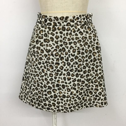 ヘザー Heather スカート ミニスカート M ヒョウ柄・レオパード柄 マルチカラー / マルチカラー /  レディース USED 古着 中古 10087915