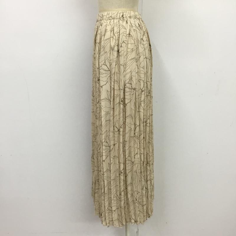 ダブルクローゼット w closet スカート ロングスカート プリーツスカート FREE 総柄 マルチカラー / マルチカラー /  レディース USED 古着 中古 10087922