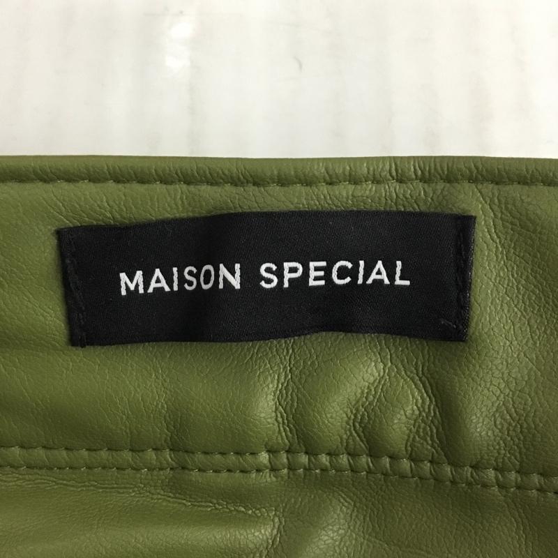 メゾンスペシャル MAISON SPECIAL ボトムス ボトムス M 無地 カーキ / カーキ /  レディース USED 古着 中古 10087956