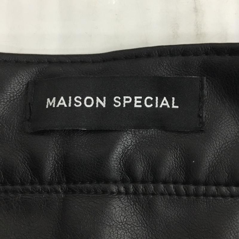 メゾンスペシャル MAISON SPECIAL ボトムス ボトムス M 無地 黒 / ブラック /  レディース USED 古着 中古 10087957