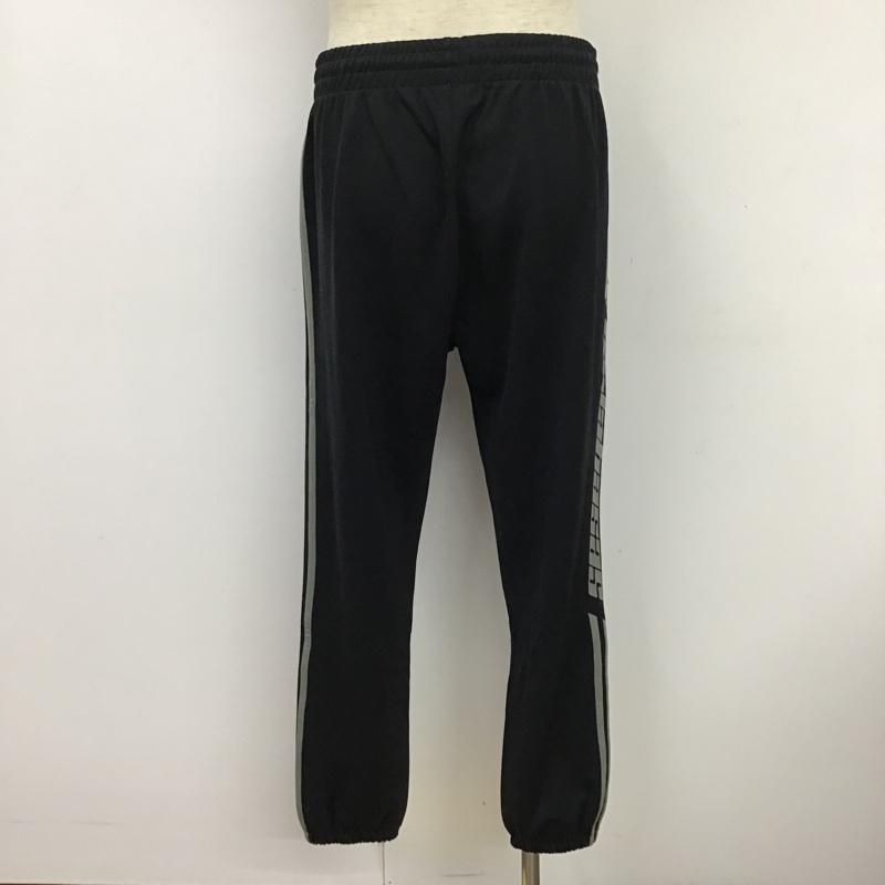 アディダス adidas ボトムス ボトムス トラックパンツ 無地 黒 / ブラック /  メンズ USED 古着 中古 10088028