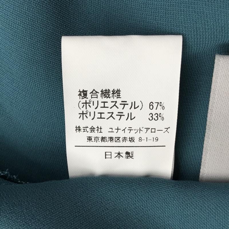グリーンレーベルリラクシング green label relaxing カットソー 半袖 3511-299-1198 WORK TRIP OUTFITS フレアスリーブ S 無地 青 / ブルー /  レディース USED 古着 中古 10088074