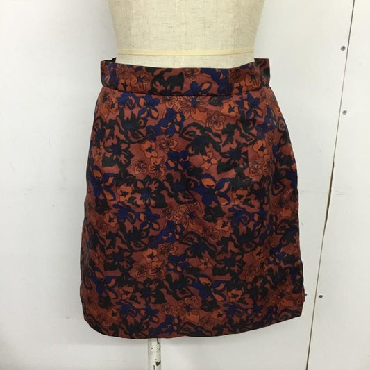 スライ SLY スカート ミニスカート 0309AP31-0460 NOSTALGIA FLORAL SK 2 総柄 えんじ / ワインレッド /  レディース USED 古着 中古 10088077