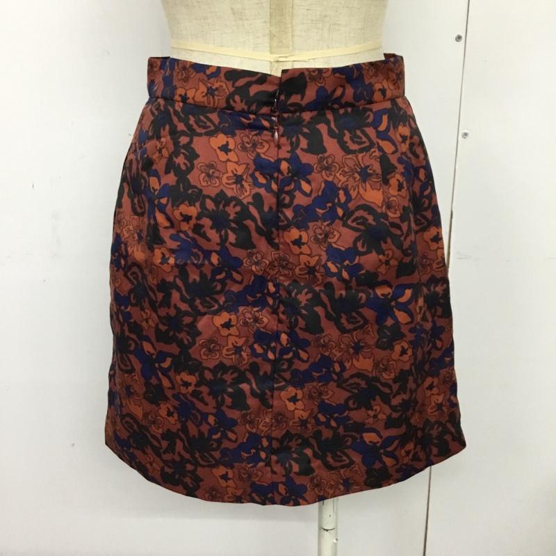 スライ SLY スカート ミニスカート 0309AP31-0460 NOSTALGIA FLORAL SK 2 総柄 えんじ / ワインレッド /  レディース USED 古着 中古 10088077