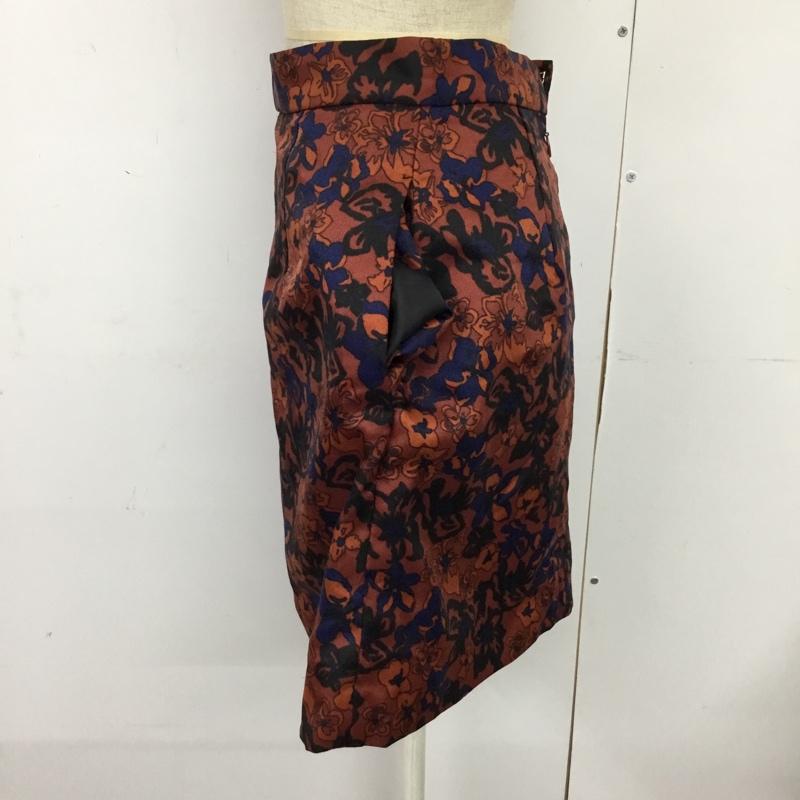 スライ SLY スカート ミニスカート 0309AP31-0460 NOSTALGIA FLORAL SK 2 総柄 えんじ / ワインレッド /  レディース USED 古着 中古 10088077
