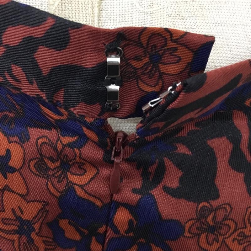 スライ SLY スカート ミニスカート 0309AP31-0460 NOSTALGIA FLORAL SK 2 総柄 えんじ / ワインレッド /  レディース USED 古着 中古 10088077