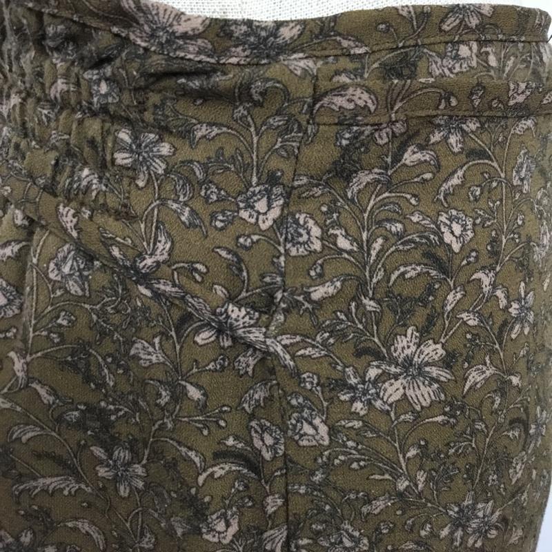 センスオブプレイス SENSEOFPLACE スカート ロングスカート AA96-25B016 ラップスカート風 S 花柄 茶 / ブラウン /  レディース USED 古着 中古 10088078