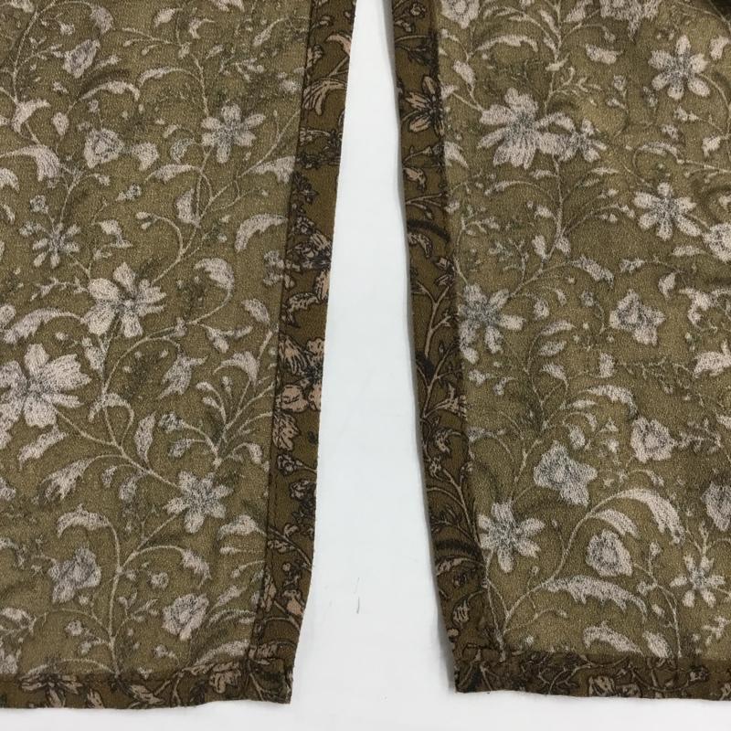 センスオブプレイス SENSEOFPLACE スカート ロングスカート AA96-25B016 ラップスカート風 S 花柄 茶 / ブラウン /  レディース USED 古着 中古 10088078