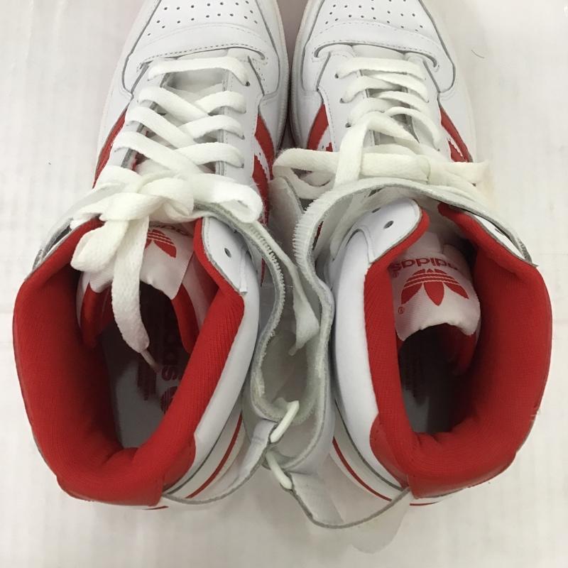 アディダス adidas スニーカー スニーカー G19484 FRM MID 27cm 27.0cm ロゴ、文字 白 / ホワイト / X 赤 / レッド /  メンズ USED 古着 中古 10088096