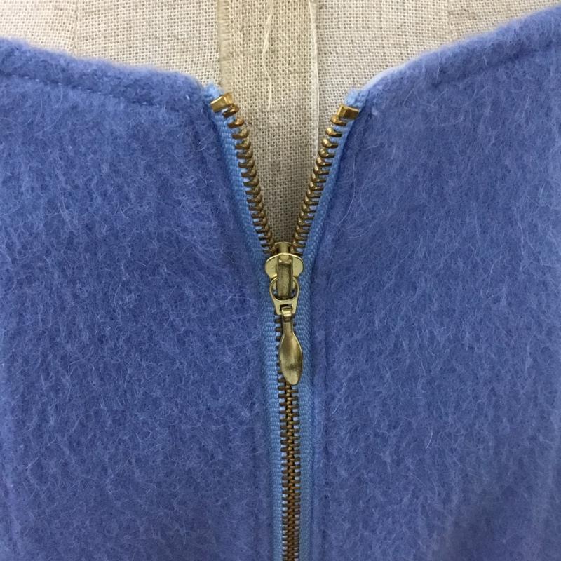 ノーリーズ NOLLEY'S スカート ロングスカート U-2556 フロントスリット 36 無地 水色 / ライトブルー /  レディース USED 古着 中古 10088111