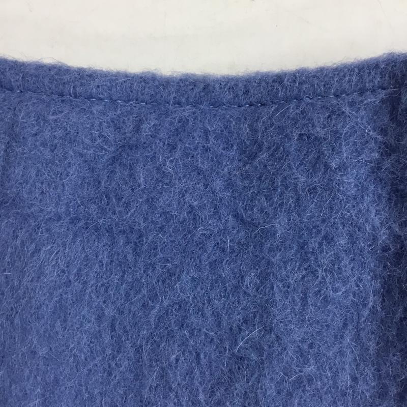 ノーリーズ NOLLEY'S スカート ロングスカート U-2556 フロントスリット 36 無地 水色 / ライトブルー /  レディース USED 古着 中古 10088111