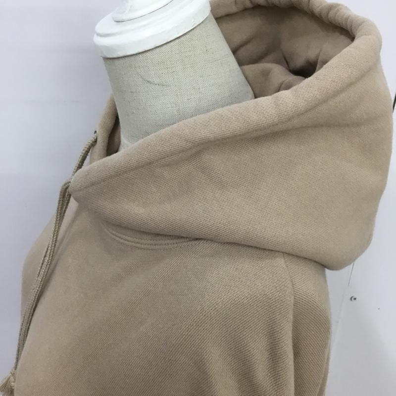 フルーツオブザルーム FRUIT OF THE LOOM パーカー 長袖 フーディ M 無地 ベージュ / ベージュ /  レディース USED 古着 中古 10088134