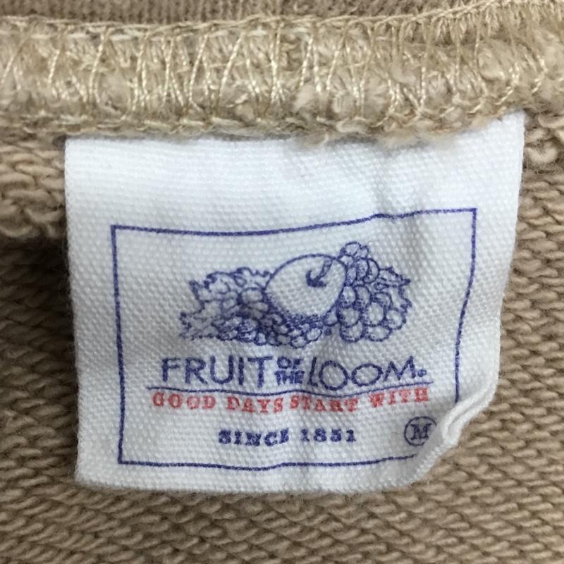 フルーツオブザルーム FRUIT OF THE LOOM パーカー 長袖 フーディ M 無地 ベージュ / ベージュ /  レディース USED 古着 中古 10088134