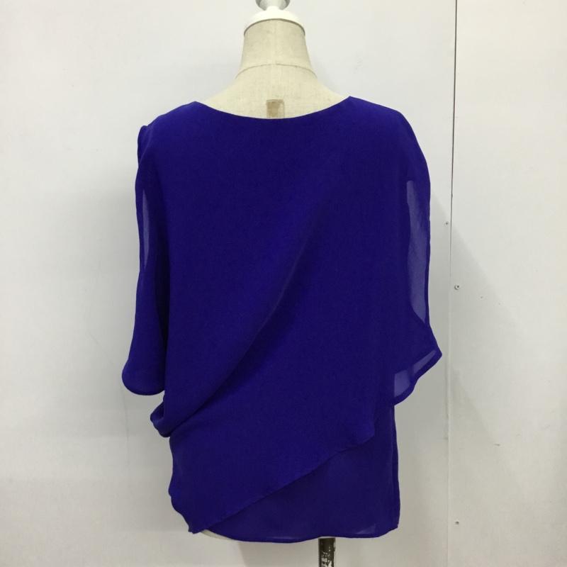 ステュディオス STUDIOUS カットソー 半袖 M 無地 青 / ブルー /  レディース USED 古着 中古 10088139