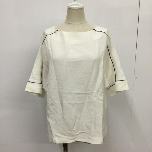 アクアガール aquagirl カットソー 半袖 38 無地 白 / ホワイト /  レディース USED 古着 中古 10088141