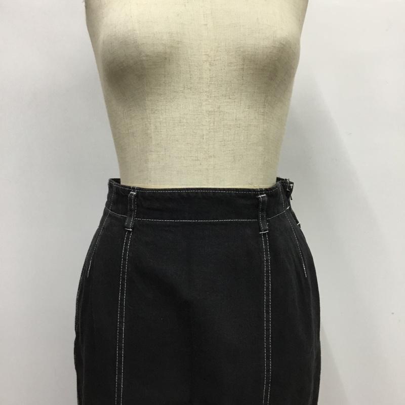 モガ MOGA スカート ロングスカート 7 無地 黒 / ブラック /  レディース USED 古着 中古 10088161